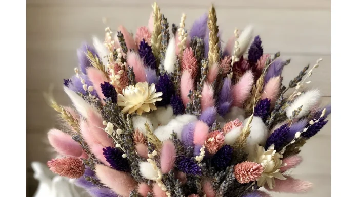 Букет из сухоцветов — красота, которая сохраняется надолго