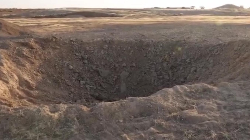 Авиабазу ВВС Израиля чинят после удара Ирана. Видео