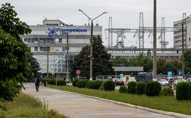 Балицкий заявил о возгорании на ЗАЭС из-за обстрела Энергодара