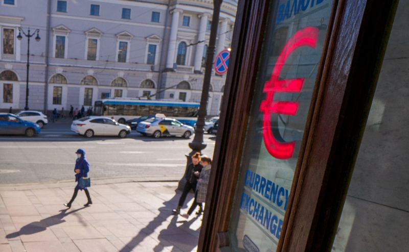 Банки ввезли в Россию рекордный за год объем наличных евро