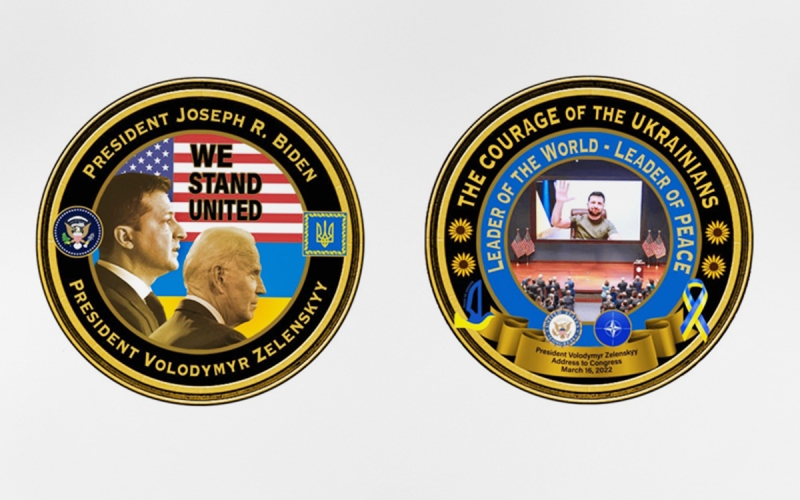 Белый дом выставил на продажу коллекционные монеты с Зеленским