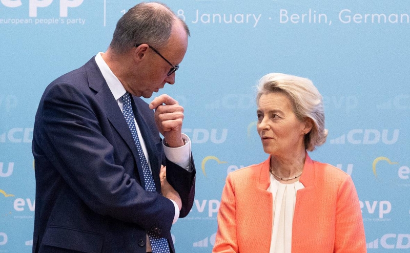 Bloomberg рассказал о «крестовом походе» Мерца на фон дер Ляйен