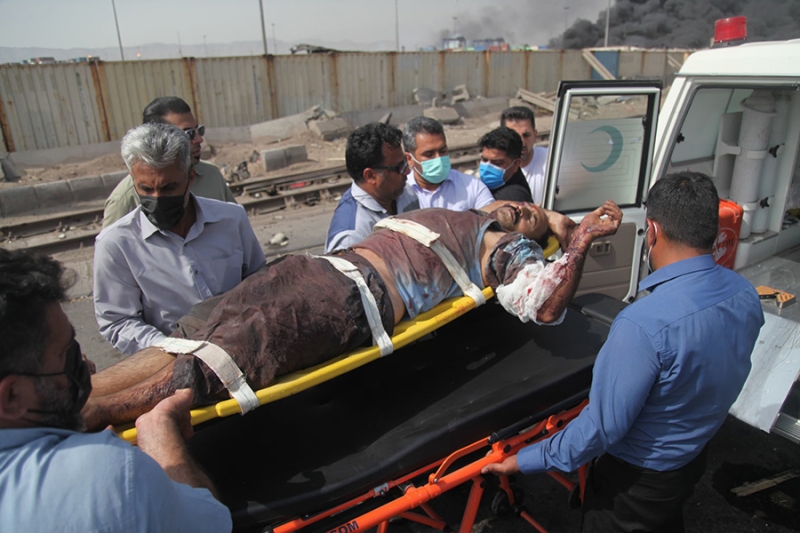 Число пострадавших при взрыве в иранском порту превысило 1 тыс.