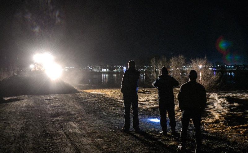 Дамба, которую прорвало в Орске. Карта