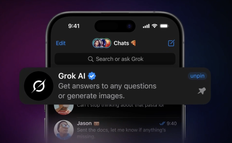 Дуров и Маск договорились о полной интеграции Grok&nbsp;в&nbsp;Telegram