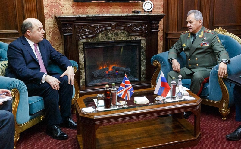 Глава Минобороны Британии рассказал о тайной шутке над Шойгу