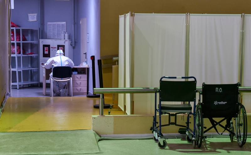 Главврач ковидной больницы в Москве заявила о 100% занятости реанимаци