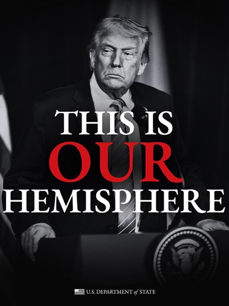 Госдеп назвал Западное полушарие зоной интересов США