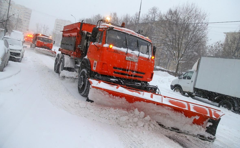 &laquo;Яндекс.Карты&raquo; из-за снегопада окрасили участок МКАДа в черный цвет
