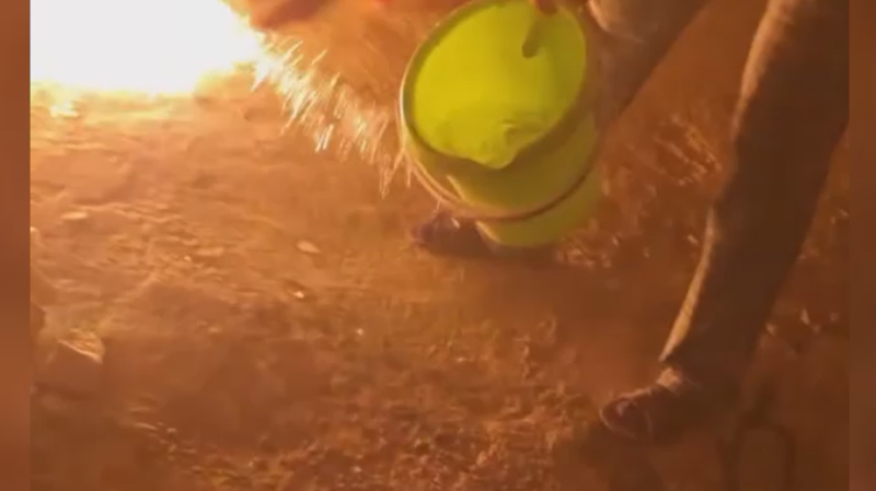 К дому отца Дани Милохина бросили коктейль Молотова и «записку про