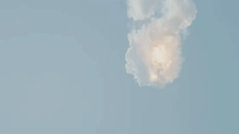 Кадры взрыва ракеты Илона Маска