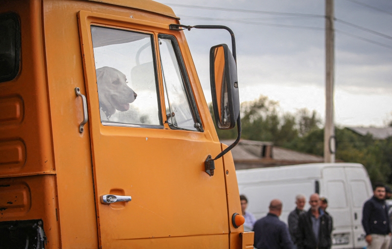 Как армяне покидают Карабах. Фоторепортаж