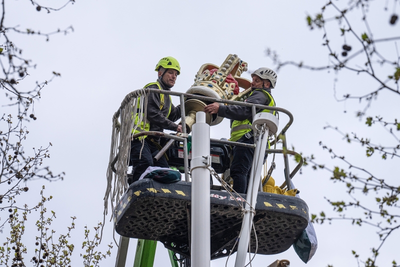 Как идет подготовка к коронации Карла III. Фотогалерея