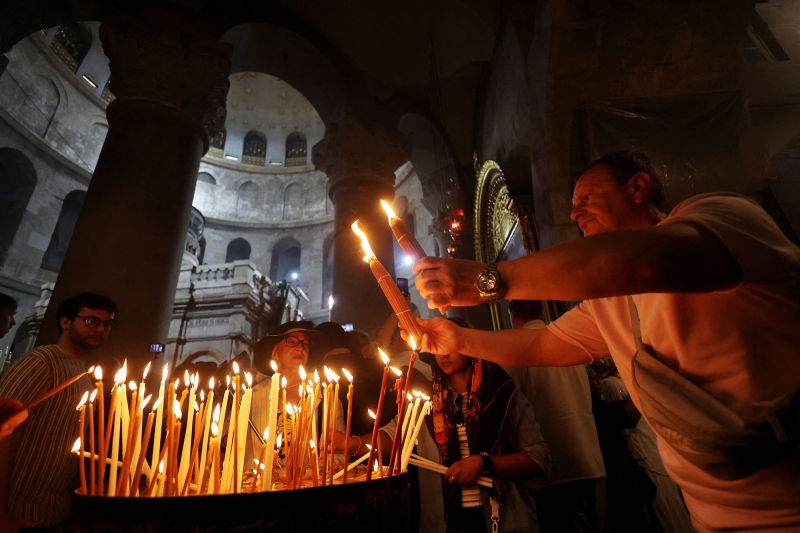 Как католики и православные разных стран встретили Пасху. Фотогалерея