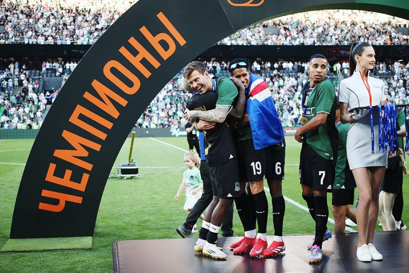 Как «Краснодар» отпраздновал первое в истории чемпионство