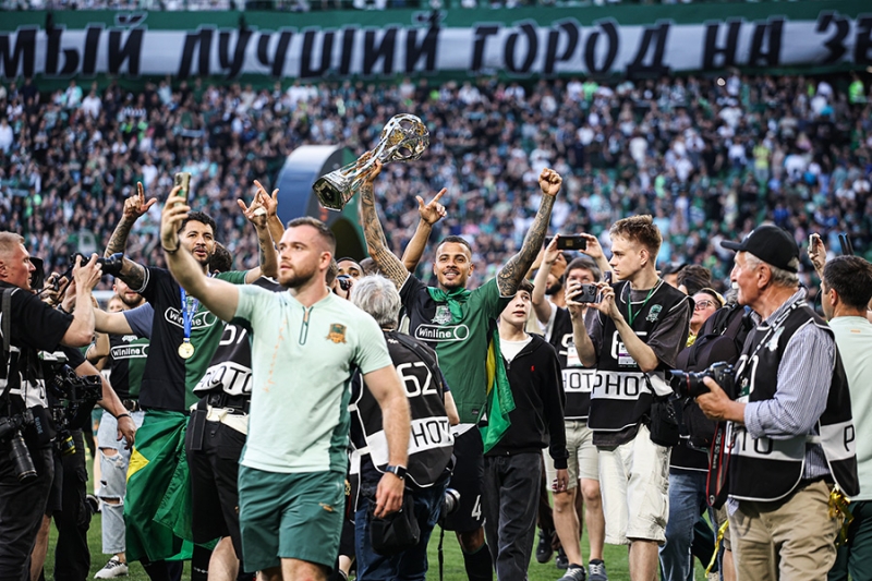 Как «Краснодар» отпраздновал первое в истории чемпионство