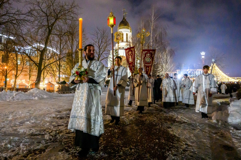 Как празднуют Рождество в России. Фоторепортаж