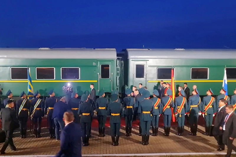 Как проходит визит Ким Чен Ына в Россию. Фоторепортаж