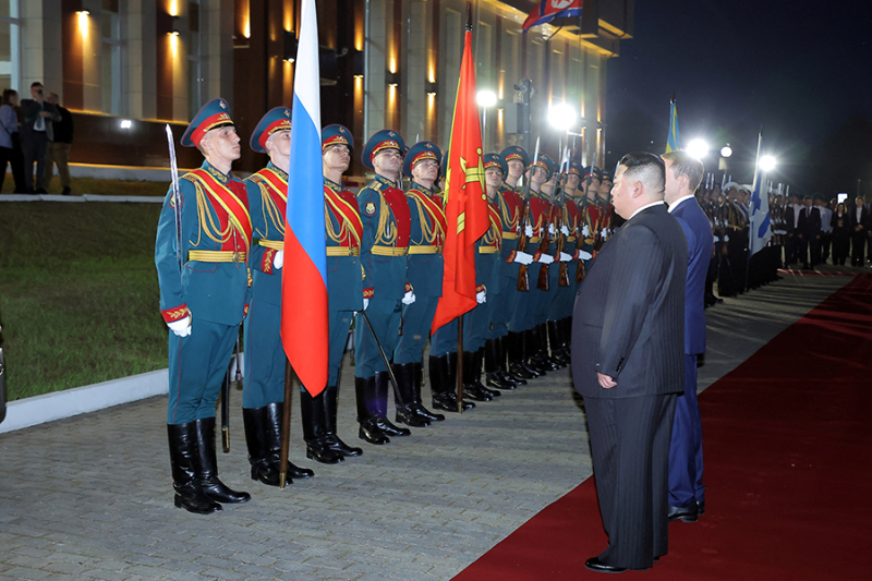 Как проходит визит Ким Чен Ына в Россию. Фоторепортаж