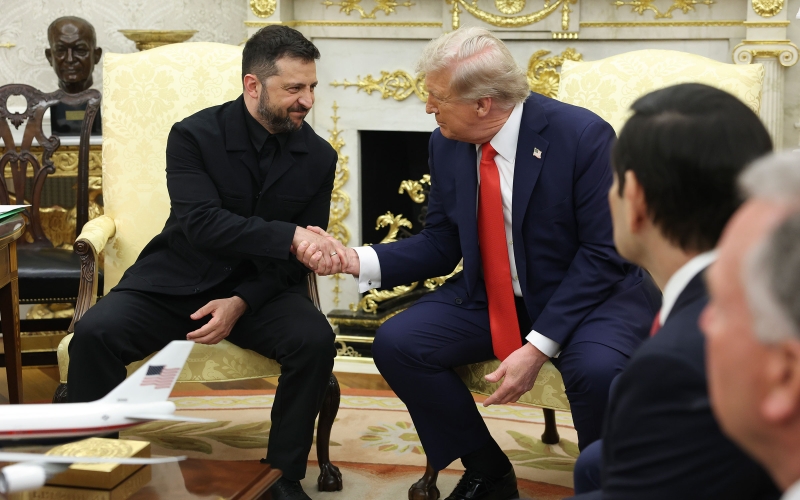 Как прошла встреча Трампа и Зеленского в Белом доме. Фоторепортаж