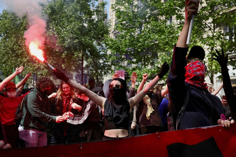 Как прошли первомайские акции по всему миру. Фоторепортаж