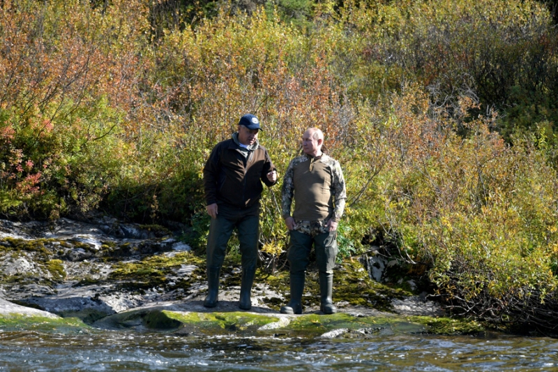 Как Путин и Шойгу отдохнули в Сибири. Фоторепортаж