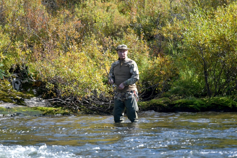 Как Путин и Шойгу отдохнули в Сибири. Фоторепортаж