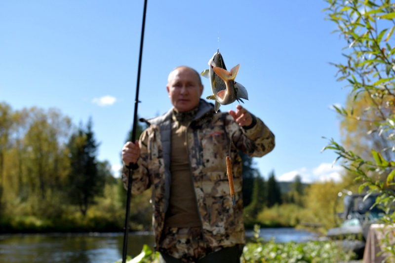 Как Путин и Шойгу отдохнули в Сибири. Фоторепортаж