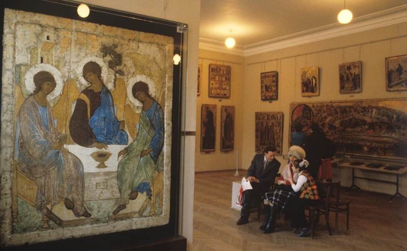 Как «Троицу» будут перевозить из Третьяковки в храм Христа Спасителя