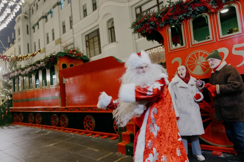 Как украсили Москву к Новому году. Фотогалерея