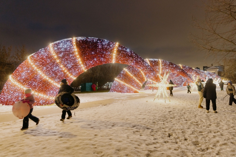 Как украсили Москву к Новому году. Фотогалерея