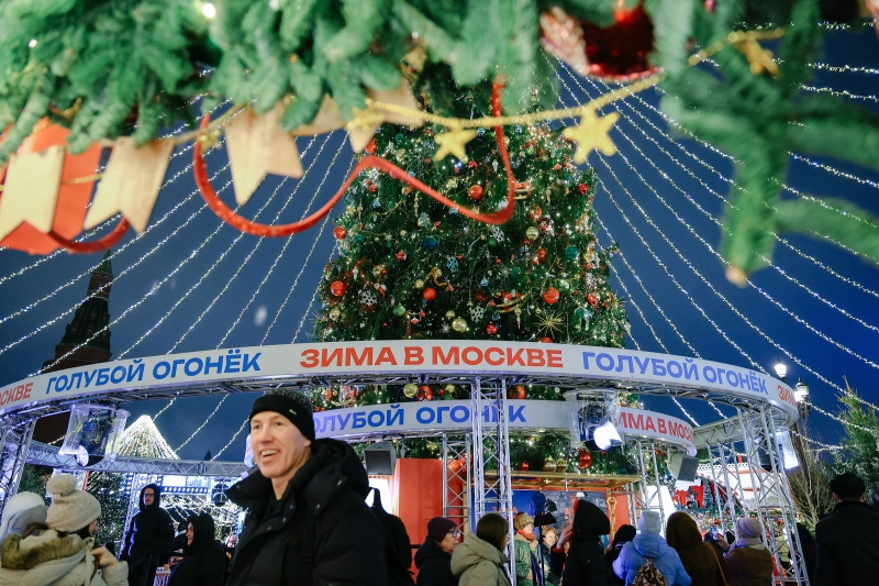 Как украсили Москву к Новому году. Фотогалерея