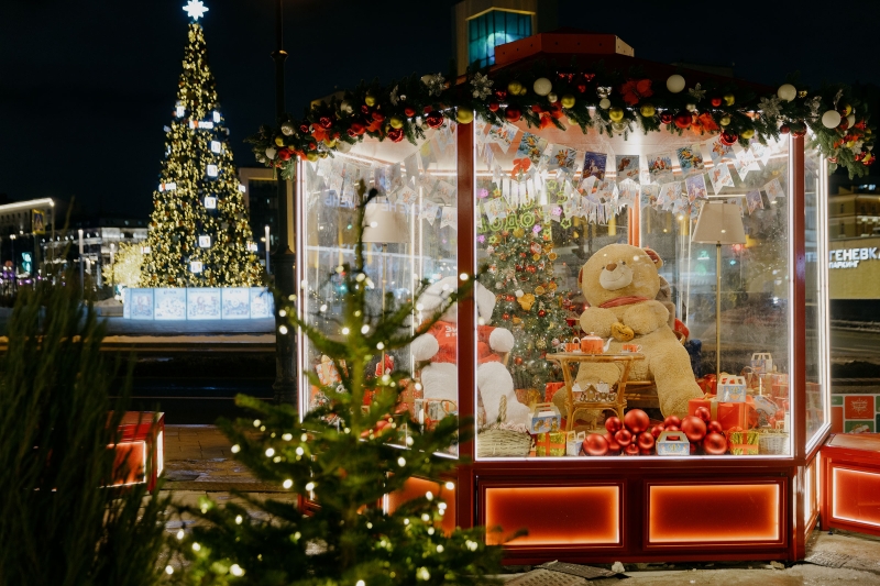 Как украсили Москву к Новому году. Фотогалерея