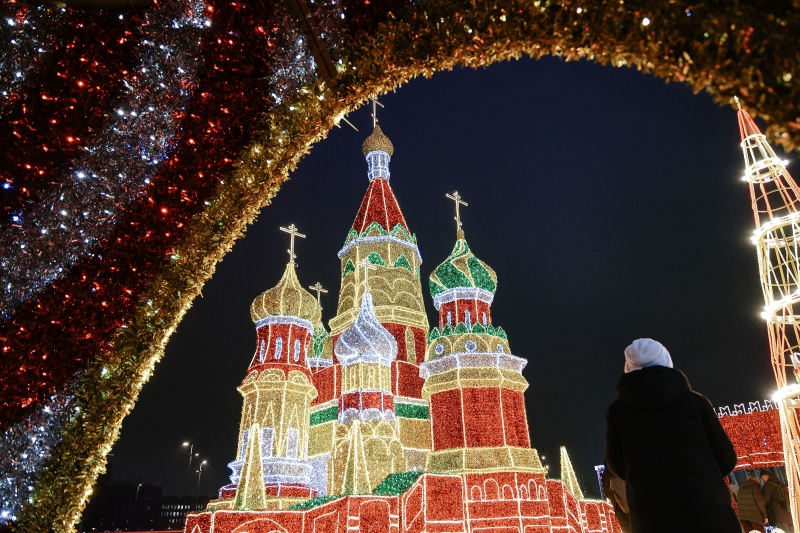 Как украсили Москву к Новому году. Фотогалерея