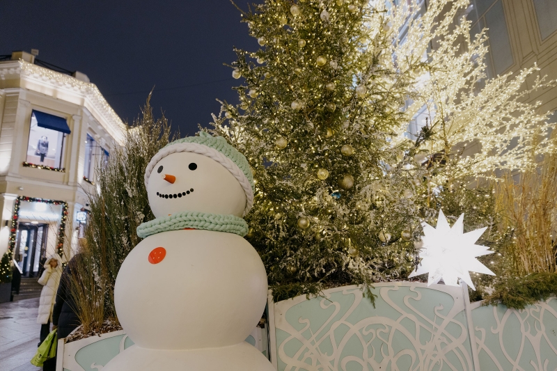 Как украсили Москву к Новому году. Фотогалерея