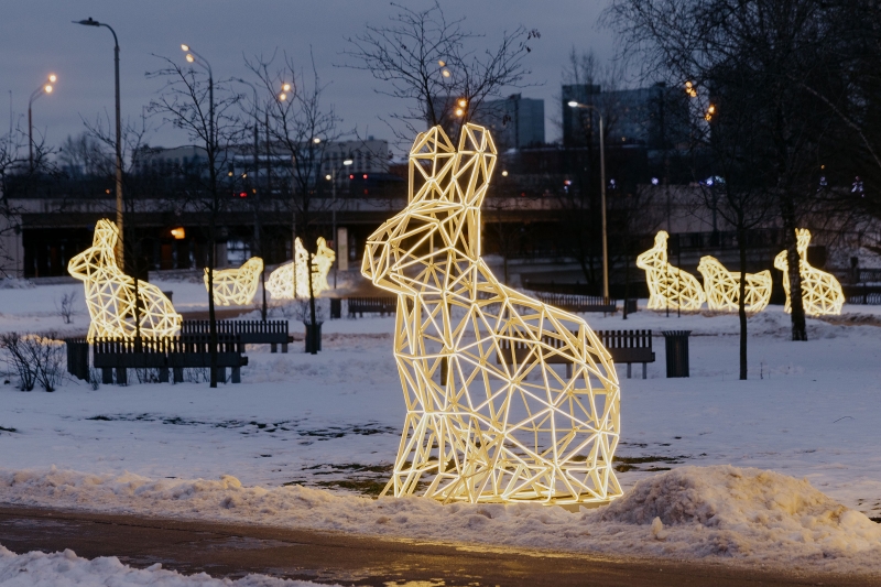 Как украсили Москву к Новому году. Фотогалерея