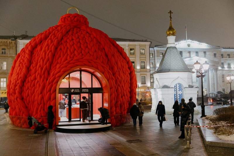 Как украсили Москву к Новому году. Фотогалерея
