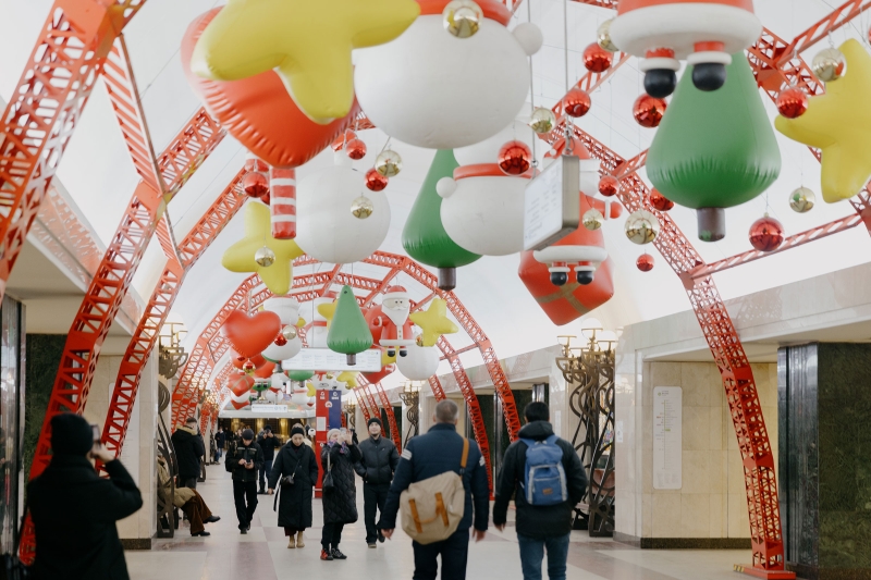 Как украсили Москву к Новому году. Фотогалерея