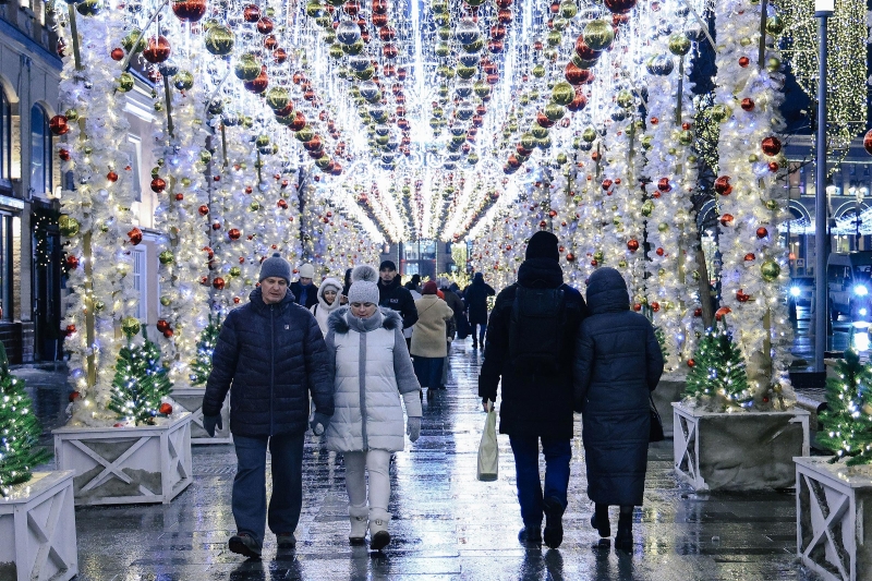Как украсили Москву к Новому году. Фотогалерея