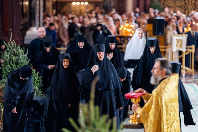 Как в России встретили Рождество Христово. Фоторепортаж