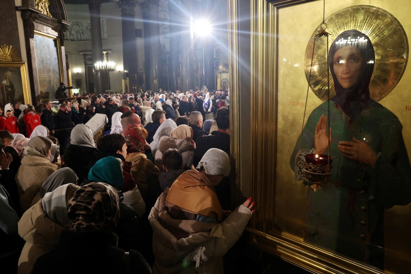 Как в России встретили Рождество Христово. Фоторепортаж