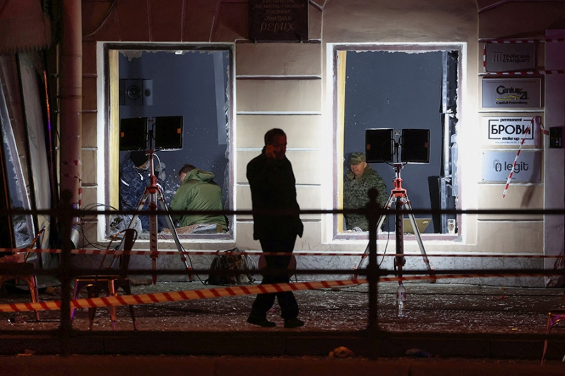 Как выглядит кафе после взрыва, в котором погиб Владлен Татарский