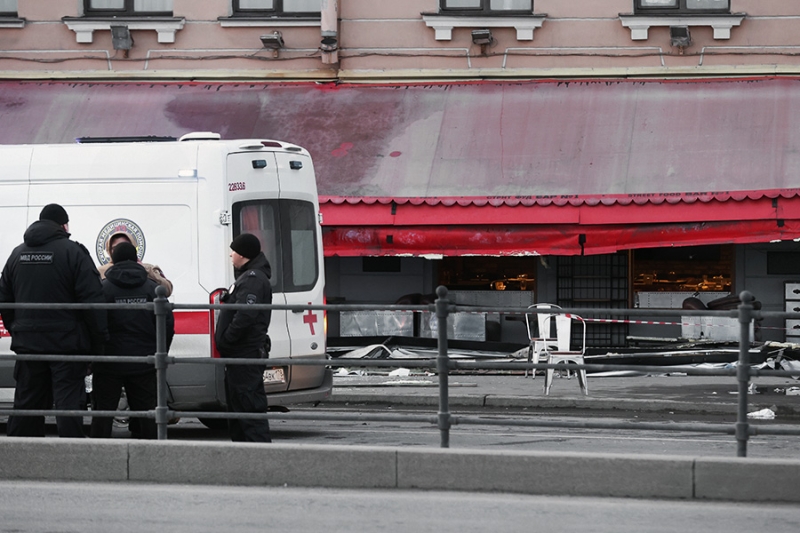 Как выглядит кафе после взрыва, в котором погиб Владлен Татарский