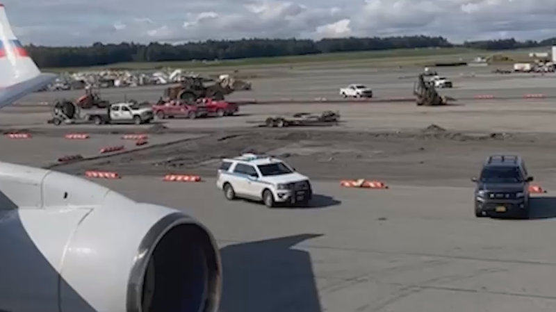 Как выглядит подготовка к саммиту на Аляске. Фото и видео