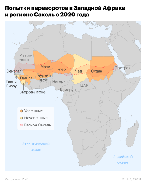 Как Западная Африка стала основным поясом нестабильности