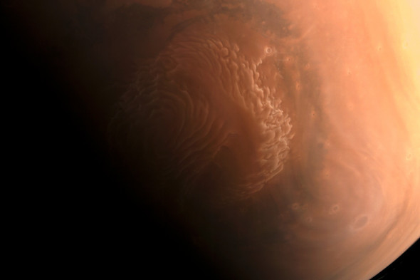 Китайский космический аппарат на Марсе. Фоторепортаж