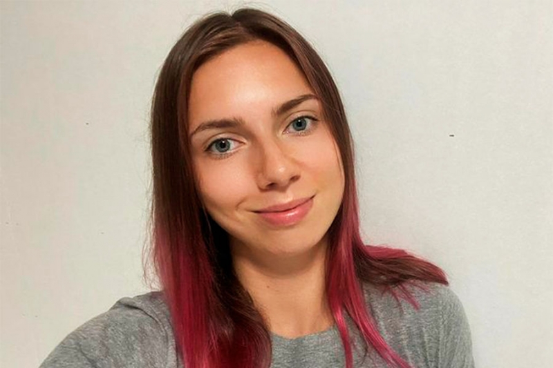 Легкоатлетка Тимановская дала интервью белорусскому телевидению