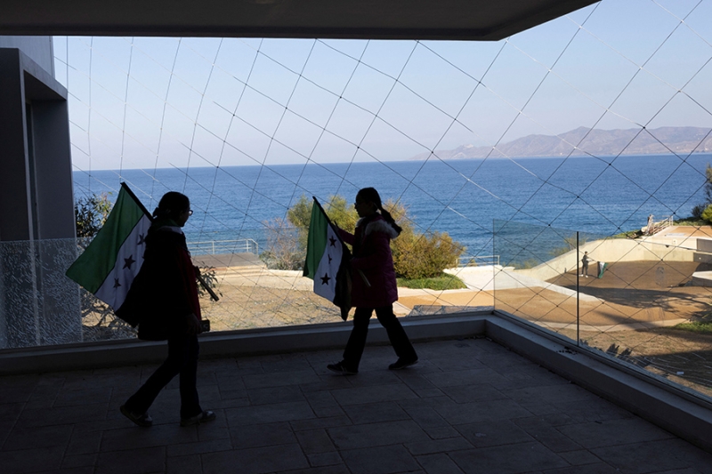 Личный курорт Асада на берегу моря. Фото