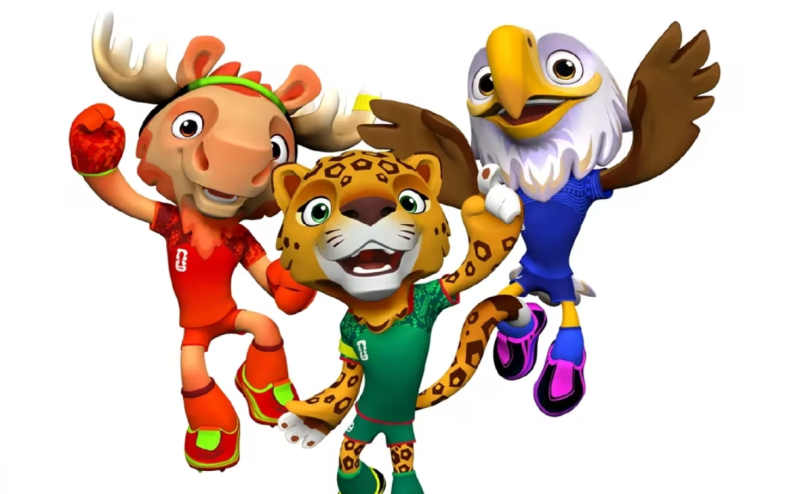 Лось, орлан и ягуар стали талисманами футбольного ЧМ-2026