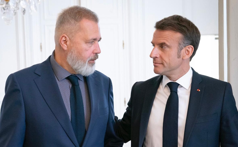 Макрон встретился с экс-главредом «Новой газеты» Муратовым